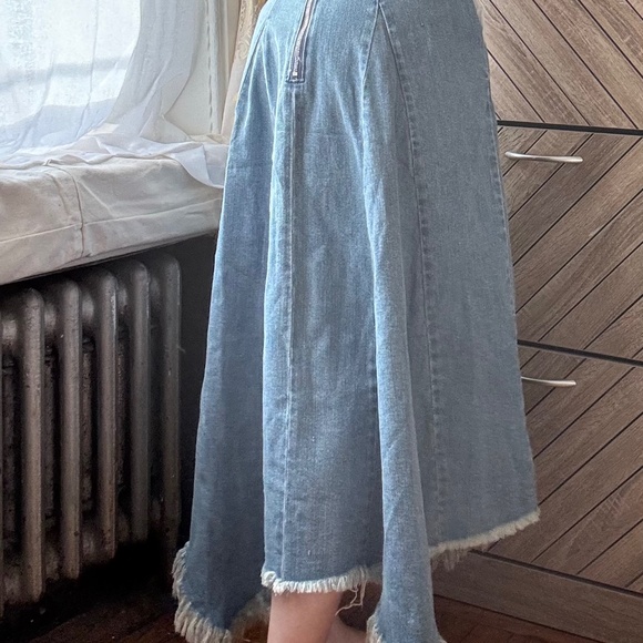 Strapless Denim Dress - Picture 3 of 6